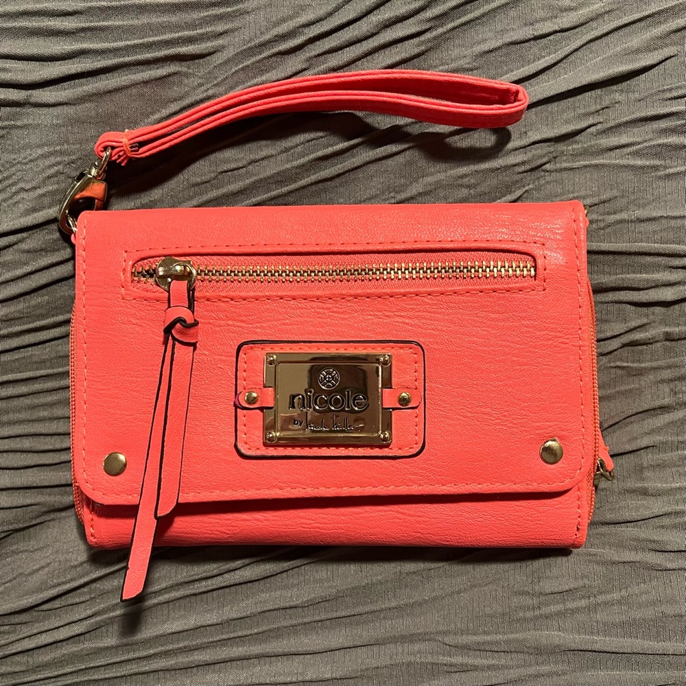 Nicole Miller wristlet purse
